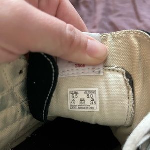 Vans Hi Top Black Size 8